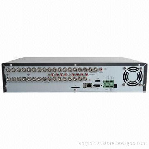 32-channel Network DVR, Supports Built-in Free DDNS Domain Name with Server Address and HDMI®